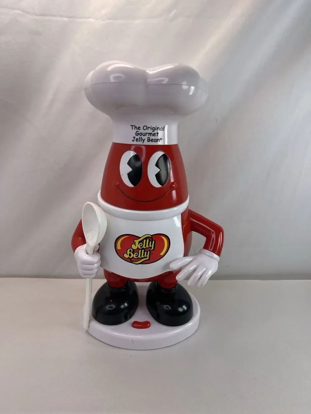Jelly Belly Chef Sweet Talkin Mr Jelly Bean Candy Dispenser Spoon Talking Toy
